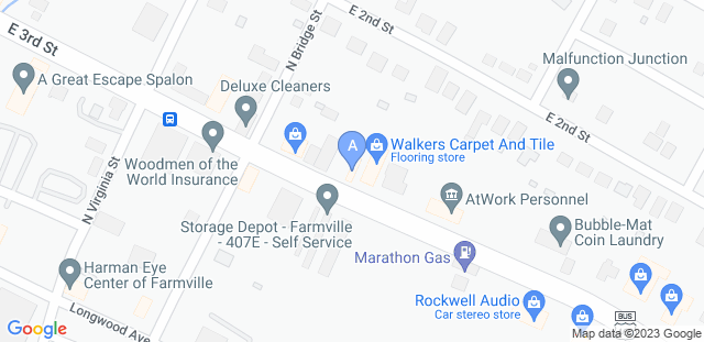 Map to Apex Jiujitsu Farmville 