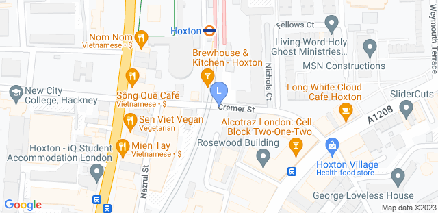 Map to Legacy Martial Arts London