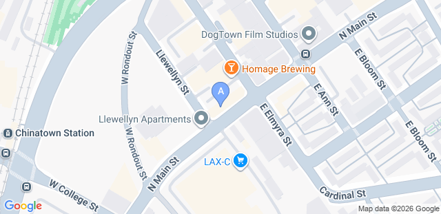 Map to Aikido Center of Los Angeles