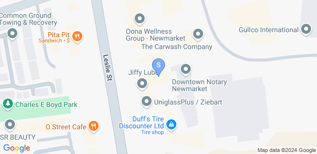 Map to Shenderey Gymnastics Centre 