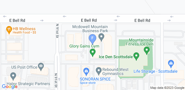 Map to Fire and Ice Wellness