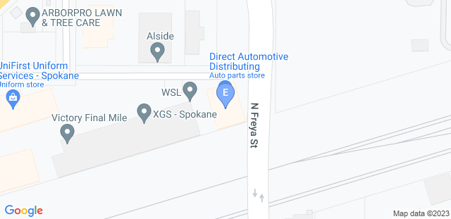 Map to Evergreen Gymnastics