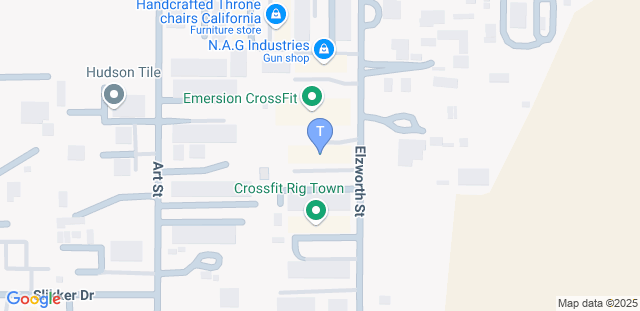 Map to The Collaborative American Jiu Jitsu 