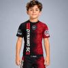 Dynamo Short Sleeve Rashguard – Black – Kids Photo 1