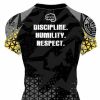 IPFS Short Sleeve Geometric Gym Rashguard - Women's Photo 2