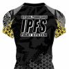 IPFS Short Sleeve Geometric Gym Rashguard Photo 1