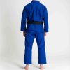 FUJI Unisex Ultra Lite 300 BJJ Gi - Black/White/Blue Photo 6