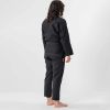 FUJI Women's Ultra Lite 300 BJJ Gi - Black/White/Blue Photo 2