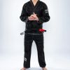 FUJI Unisex Suparaito BJJ Gi - Black/White Photo 1