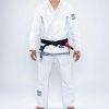 FUJI Unisex Suparaito BJJ Gi - Black/White Photo 3