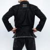 FUJI Unisex Suparaito BJJ Gi - Black/White Photo 2