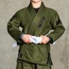 ELITE Kid's Core Jiu Jitsu Gi - Black/White/Blue/Green Photo 4