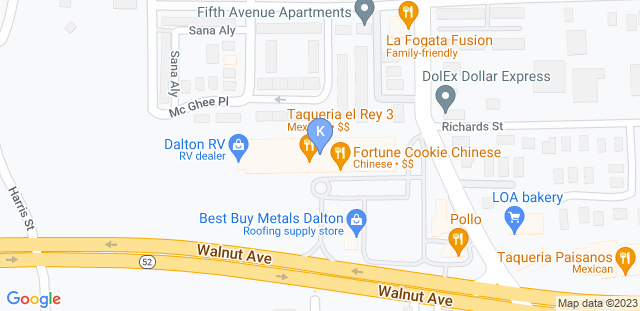 Map to Kuzushi Club Dalton