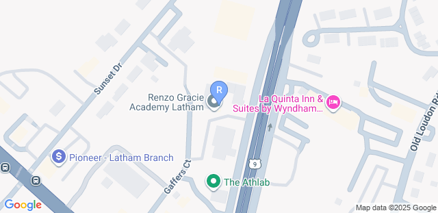 Map to Renzo Gracie Latham