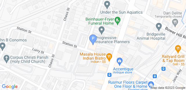 Map to Pittsburgh Barbell