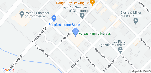 Map to Poteau Family Fitness