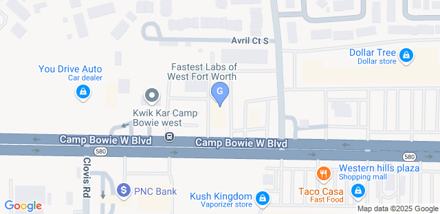 Map to Gracie Jiu-Jitsu - Sambo - Fort Worth Combatives