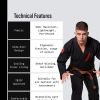 Karate Combatives Uniform Red and Black  Photo 1