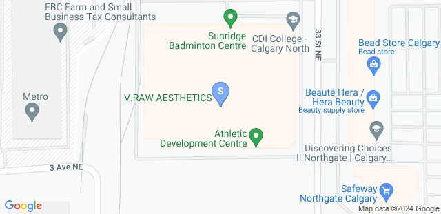 Map to Straight Blast Gym Calgary