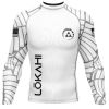 Adult Long-Sleeve Rashguard (White) Photo 1