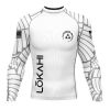 Adult Long-Sleeve Rashguard (White) Photo 1