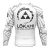 Adult Long-Sleeve Rashguard (White) Photo 2