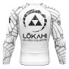 Youth Long-sleeve Rashguard (White) Photo 2
