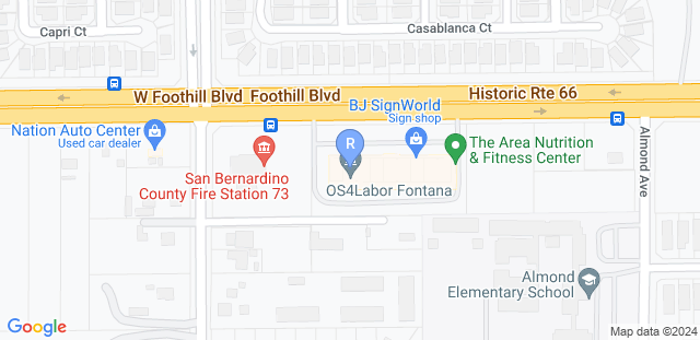 Map to Sampa Jiu Jitsu Fontana