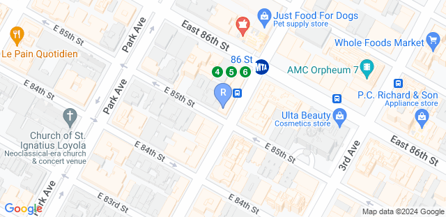 Map to Renzo Gracie East Side Martial Arts