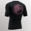 PULSAR - BLACK+PLUM -  SHORT-SLEEVE RASH GUARD 2.0 Photo 3