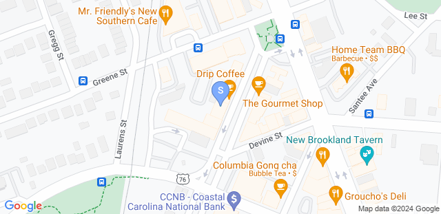 Map to Soda City Combat Club