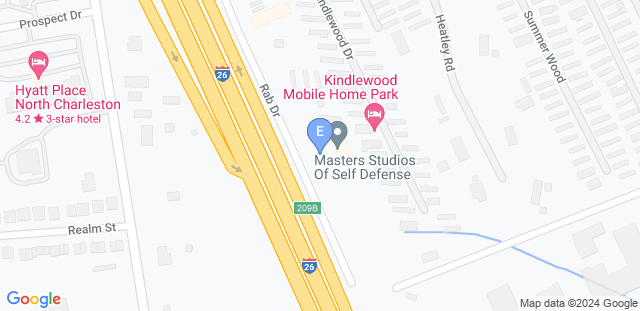 Map to Edge Of America Fencing Club