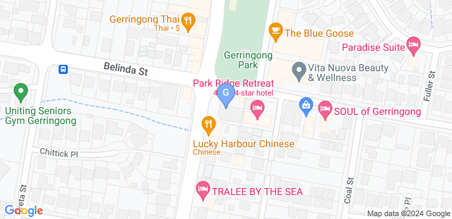 Map to Gerringong Jiu Jitsu Academy 