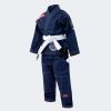 Kids V6 BJJ GI - NAVY BLUE Photo 3