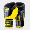 HMIT Boxing Gloves - BLACK & YELLOW Photo 1