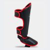 HMIT Shin Guards - BLACK & RED Photo 2