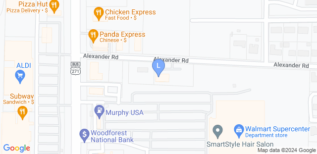 Map to Legacy Athletics