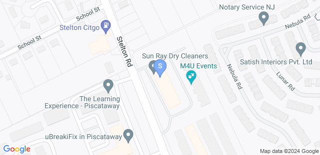 Map to Satori Academy Piscataway